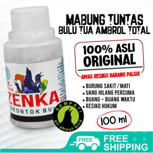 SEMPATI Zenka Alami Bird Care Obat Burung Sakit Perontok Bulu OBPRBAA