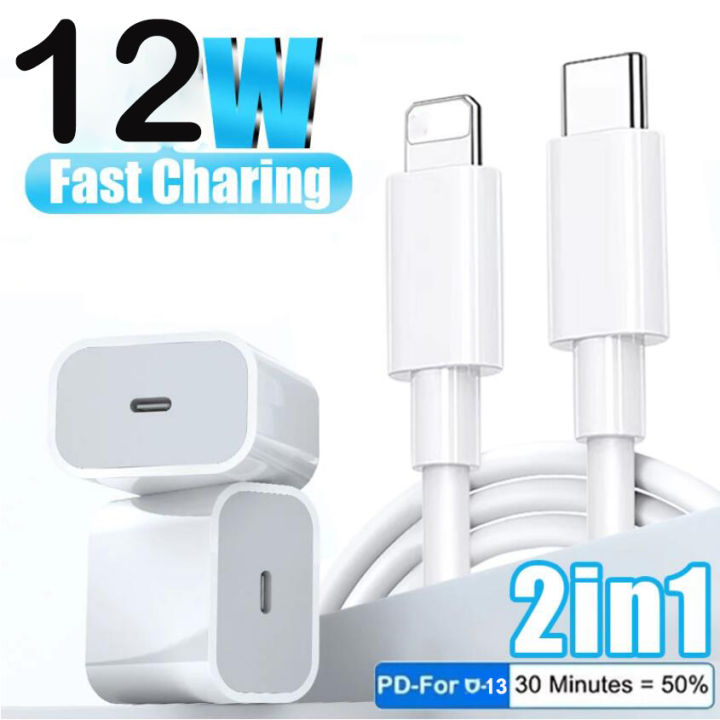 Ready Stock] PD 12W 20W Original Fast Charging Cable For iPhone 14