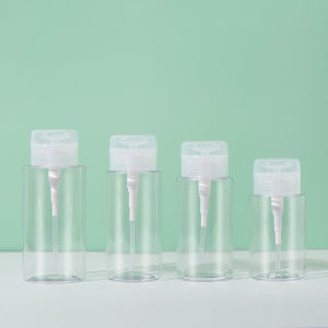 HH08-19 ขวดพลาสติกใสหัวกดปั๊มสำหรับใส่เครื่องสำอางค์ 300ml.[6]V5-1