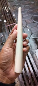 pipa gading gg lokal asli panjang 17cm model bulat besar mulus