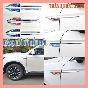 Bộ 2 mang cá R-LINE hợp kim inox cao cấp trang trí cho ô tô xe hơi