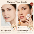 FOCALLURE Waterproof Long-Lasting Concealer Air cushion BB Cream Matte Natural Effect Soft Smooth BB Cushion Quick Touch-up Lightweight #GoldenAge Poreless. 