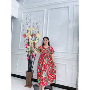 Kencana Ungu Daster Cantik Tali Samping Label Biru Kualitas 1 - BISA COD