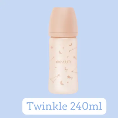 พร้อมส่ง MOYUUM ขวดนมแก้วเคลือบซิลิโคน โมยูม ALL IN ONE ขนาด 150 ML240ML