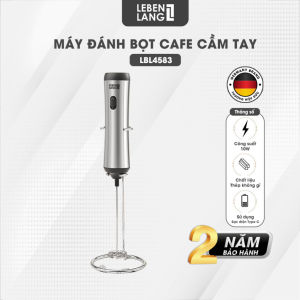 Máy đánh bọt cafe không dây cầm tay Lebenlang LBL4583 pin sạc tiện lợi 10W bảo hành 2 năm