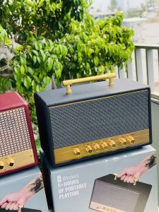 Loa Bluetooth Xách Tay M60 – 20W Có Quai Xách Hợp Kim  Loa Bọc Da Bluetooth 5.3 âm thanh khỏe  hay