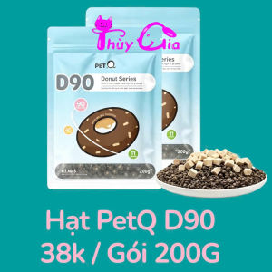 HẠT NHÂN THIT DONUT D90 PETQ CHO MÈO 200G