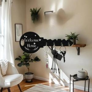 KingBe พวงกุญแจระเบียงที่สร้างสรรค์1ชิ้นพวงกุญแจไม้สไตล์โบฮีเมียนตะของานฝีมือสร้างสรรค์