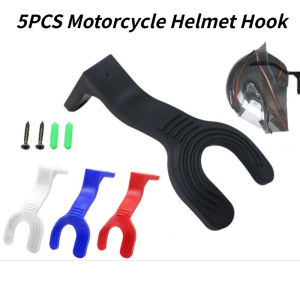 5PCS MOTORCYCLE HELMET HOLDER WALL MOUNT HEAVY DUTY PLASTIC Hook Rack UNIVERSAL Helmet Holder