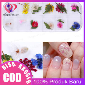 1 Set 3D Dried Flower Nail Art Flower Nail / Bunga Kering Nail art / Bunga Nail Art Manicure Accessoires
