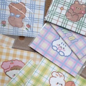 Ins Style Envelope Style Gift Card/Birthday Card Cute Cartoon Bear Ins DIY
