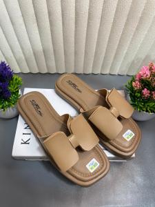 Sandal Flat Wanita Dewasa Ibu / Remaja Ala Korea Sol Karet Non Slip Sandal PITA Wanita Terbaru 2025