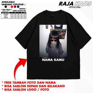 BAJU KAOS SABLON SATUAN CUSTOM DEPAN BELAKANG BISA REQUEST FOTO GAMBAR LOGO NAMA TULISAN KATA KATA Bahan Katun Combed 30s Sablon Plastisol/DTF Langsung Kirim Bisa Cod Raja Kaos12