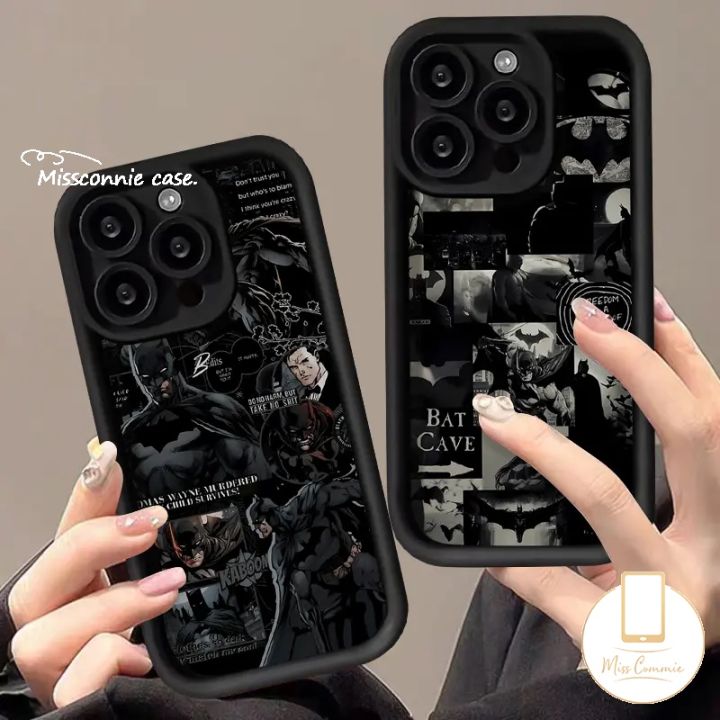 MissConnie Cartoon Cool Batman Phone Case Compatible for IPhone 11