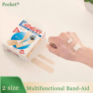 【Two sizes】 40pcs/1Box big plaster for wounds Waterproof band aid Band Aid Band aid waterproof Band aid for kids Wound dressing patch waterproof Plaster for wounds Bandage for wound Bandaid waterproof Wound dressing Wound patch waterproof
