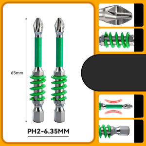 Power Tools Screwdriver Bits Set Quick-Change High Magnetic Durable for Maintenance Engineer Operating Experience Anti-Corrosion Chrome Plated