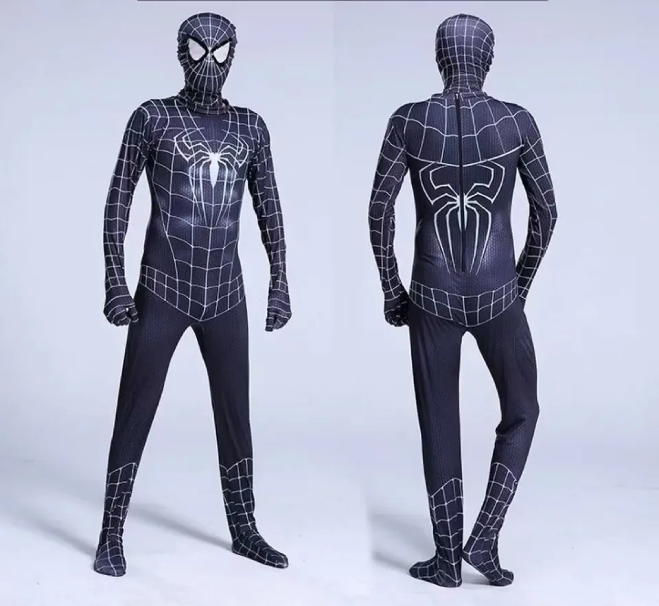 YoFunny house Black Spider Man Costume, Marvel Spider Man Halloween Cosplay  Suit 3D Style For Kids/Adult | Lazada PH