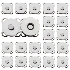 10 Pairs Strong Magnetic Snap Button for Clothes Purses Handbags Suitcase DIY Craft 14mm