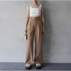 Celana Oro Pants Wanita Panjang Kulot Highwaist Loose Trouser Anti Kusut