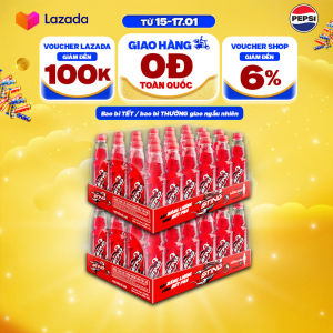 [SALE TẾT] Combo 2 Thùng 24 Chai Nước Tăng Lực Sting Dâu (330ml/chai)