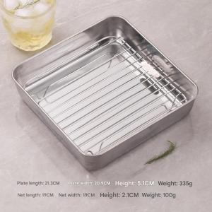 Specool® 304 Stainless Steel Air Fryer Baking Tray Baking Grill / Baking Rack Oven Baking Tray