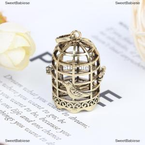 [COD] SweetBabiese 1:12 Scale dollhouse Miniature Furniture กรงนกโลหะสำหรับตกแต่งตุ๊กตา