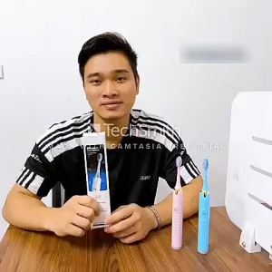 Bàn Chải Điện Đánh Răng SONIC ELECTRIC 2023 - Sạc Điện 5 Chế Độ Rung - Tặng 5 Đầu Chải