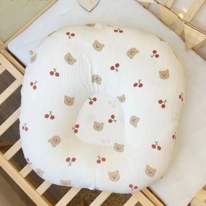 Gối chống trào ngược cho bé 0-2 tuổi chất cotton gân cao cấp size đại cho bé 0 - 2 tuổi