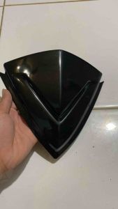 Visor beat karbu bahan tebal hitam plus lem 3m double tape