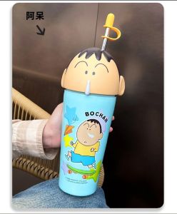 BT10044 - Tumbler Karakter Crayon Shinchan 3D Head | 600ML | Stainless Steel Vacuum Cup Stainless Steel SUS304 BPA FREE