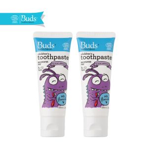 [Twin Pack] BOO Childrens Toothpaste with Fluoride - Blackcurrant