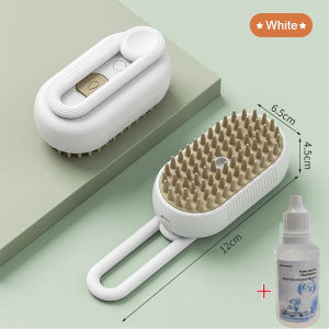 Lovinland Pet Cat Steam Brush Essence Massage Comb Cat and Dog Grooming Comb Electric Water Spray Cat Bath Brush Comb Brush Beauty Supplies Convenient Comb Comfortable Hair Removal Massage Self Cleaning Brush Cat Dog Spray Comb Anti Flying Pet Supplies