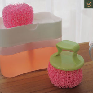 8ECEMBER - SCRUBBER BALL HANDLE - ที่จับนาโนบอลสำหรับใช้ขัดอเนกประสงค์ ที่จับฝอยขัดหม้อ ที่จับพลาสติก