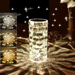 🔥[Ready Stock] Ins Nordic Acrylic Table Light 3/16 Colors Romantic Touch Night Lights Lampu Tidur Malam 小夜灯