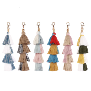 Classical Tassels Keychain for Keys Bags and Backpack Daily Use Decorative Key Accessories
