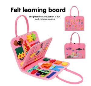 Child Dementia Sensory Pad Elderly Patient Pressure Anxiety Relief Alzheimer Fidget Blanket Autism Intelligence Felt Study Board