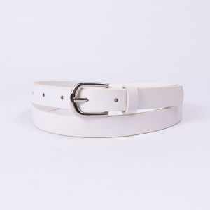 เข็มขัดผู้หญิง เข็มขัด ตกแต่ง สง่างาม เข็มขัดเครื่องประดับ ปรับปรุงรูปลักษณ์โดยรวม สีขาว ทนต่อการสึกหรอ ผู้ใหญ่
