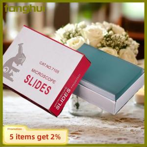 fanghui 50Pcs DIY Accessories Microscope Slides Blank Biology Slide For Basic Biological Science 25.4x76.2MM