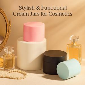 Krim balm lotion kini mudah dibawa ke mana-mana dengan 10 pcs refillable cosmetic jar set ringkas dan mesra DIY organiser mudah digunakan pelajar wanita pekerja mini packaging AOR
