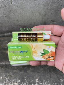 Serum Chấm Mụn Sạch Mụn Sau 20h Sử Dụng Linh Chi Vàng Vip Thế Hệ Mới 5ml ( Xanh )