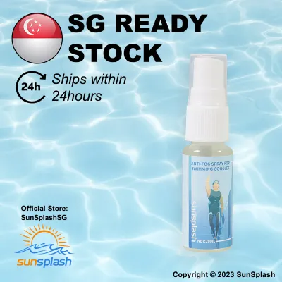 [SG Stock] Anti Fog Spray Goggles 20ML Antifog Swimming Reusable Google Long Lasting SunSplash