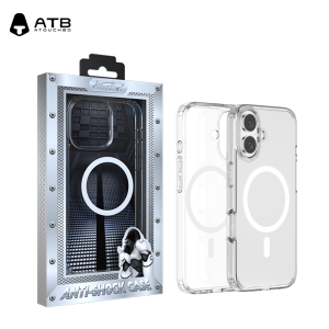 ATB Shockproof Phone Case High Quality Clear Wireless Charging Magnetic Suction Cell Phone Case for iPhone 16