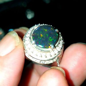 Batu kalimaya black opal solid kualitas siki sodong banten super jarong Batu Giok Pria - Lazada