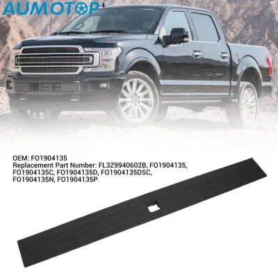 AUMOTOP Tailgate Trim FO1904135 ความยืดหยุ่นสูงด้านหลังTailgate Top Trim Cap Protectorเปลี่ยนฝาครอบสำหรับFord 2015-2020