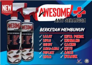 Racun  Organik Anti Serangga: New Awesome Plus Pro Spray Bottle