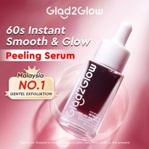 Glad2glow Aha Bha Pha Serum Intensive Peeling Solution Essence Glowing Skin Brightening Dark Spot Acne-pron Blackhead