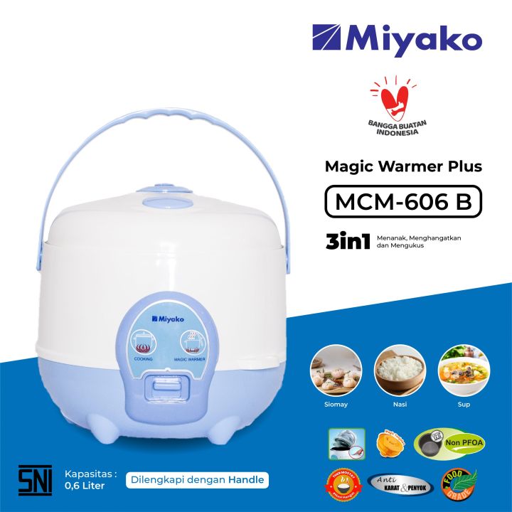 Miyako MCM-606 B Rice Cooker 300 W - 0.63 L