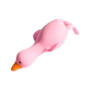 Soft Squeeze Duck Toy For Stress Relief Sensory Play Silicone Portable Travel Companion All Ages