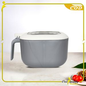 ONE-C1245 Tempat Bumbu Dapur Sekat 4in1 Serbaguna Seasoning Box 4 Sendok Kotak Penyimpanan Garam