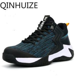 QINHUIZE Work safety shoes steel-toed shoes anti-smash anti-piercing electrician insulation lightweight casual work safety boots